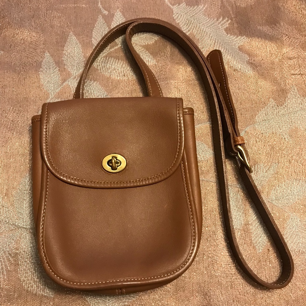 Tan Side Leather Bag